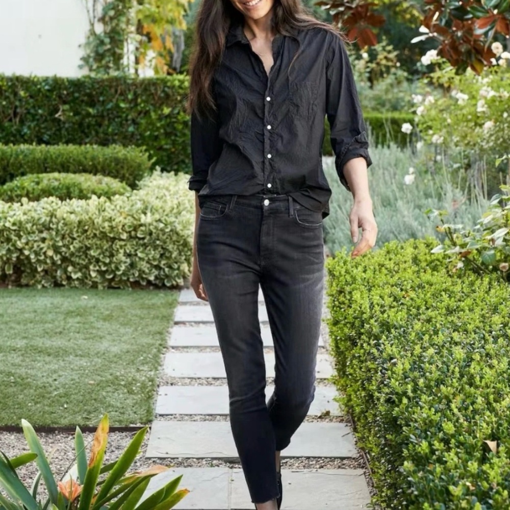 Frank & Eileen Sligo high waist skinny Jeans raw edge